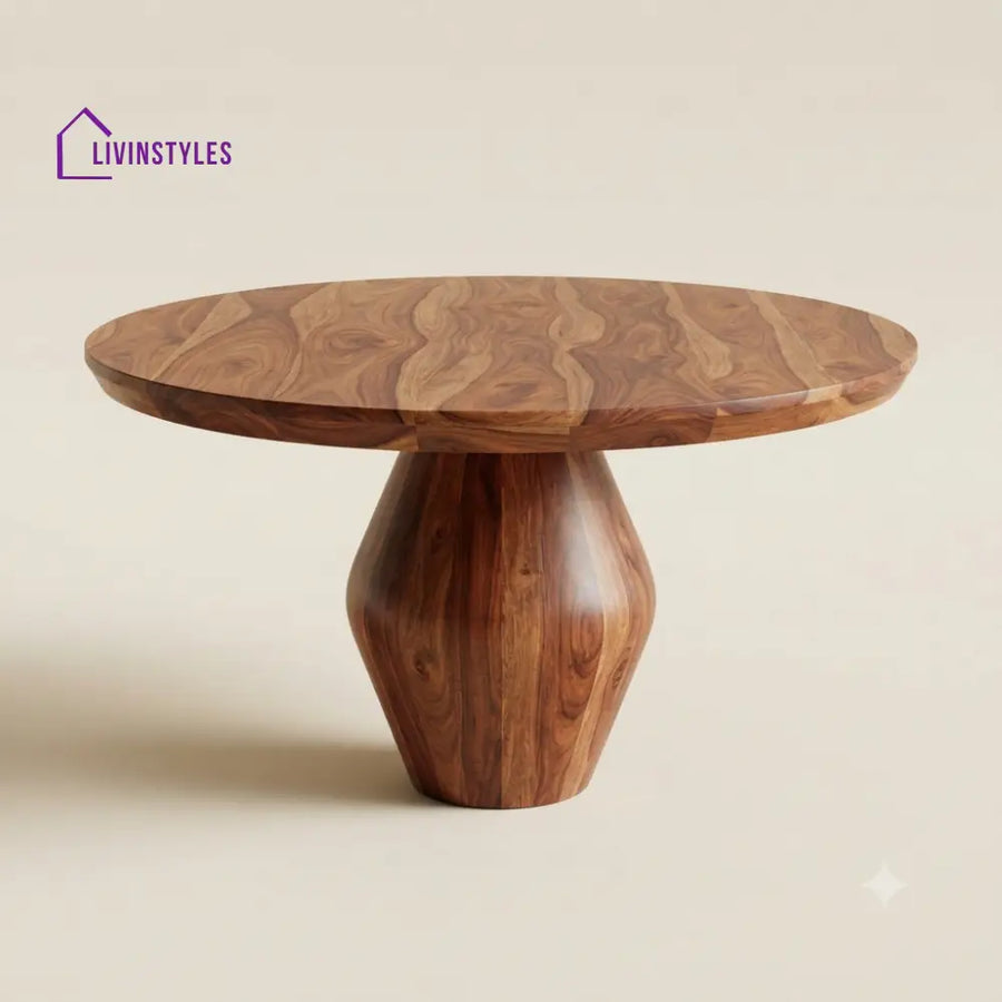 Arunika Wooden Round Dining Table
