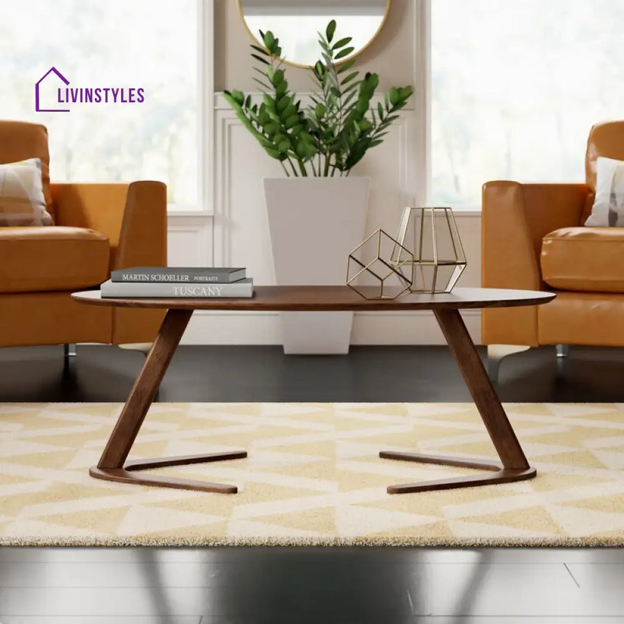 Aryan Solid Wood Coffee Table For Living Room