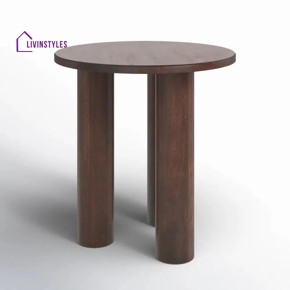 Aryan Solid Wood Drink Table | End Table | Side Table for Living Room