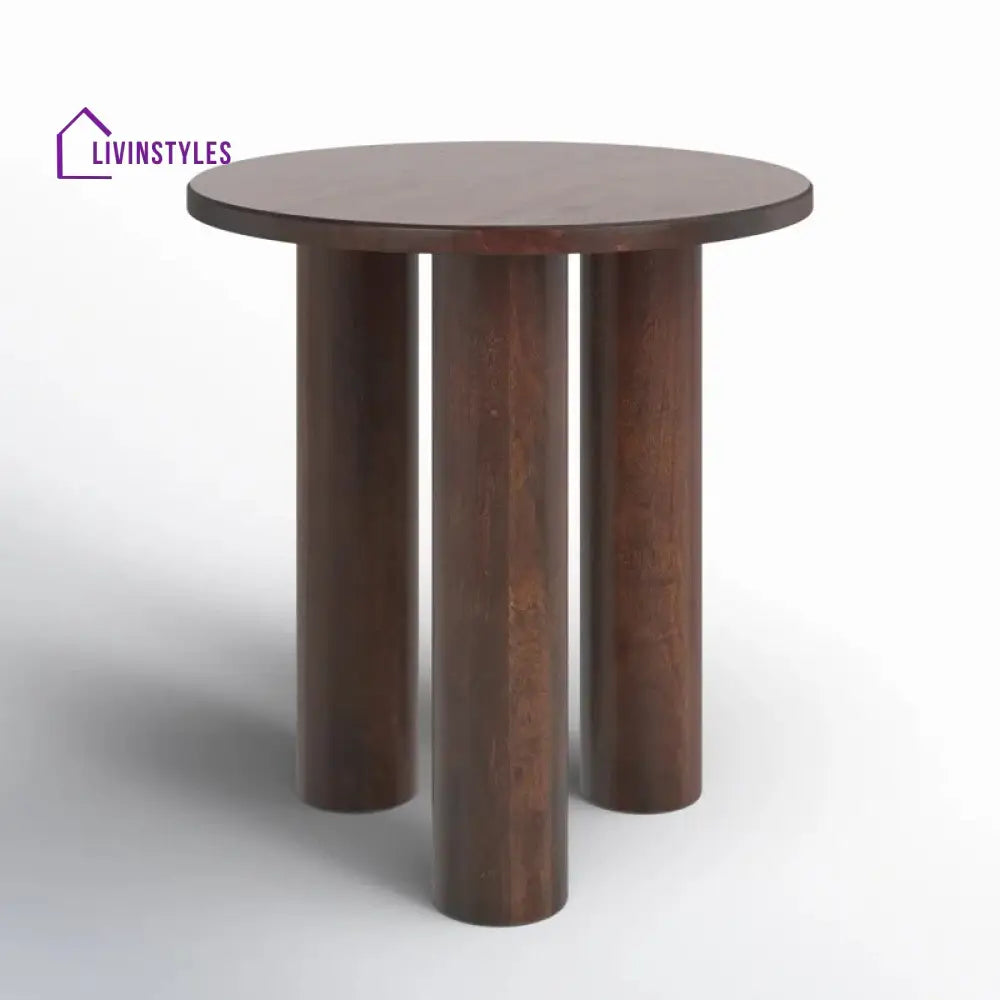 Aryan Solid Wood Drink Table | End Table | Side Table for Living Room