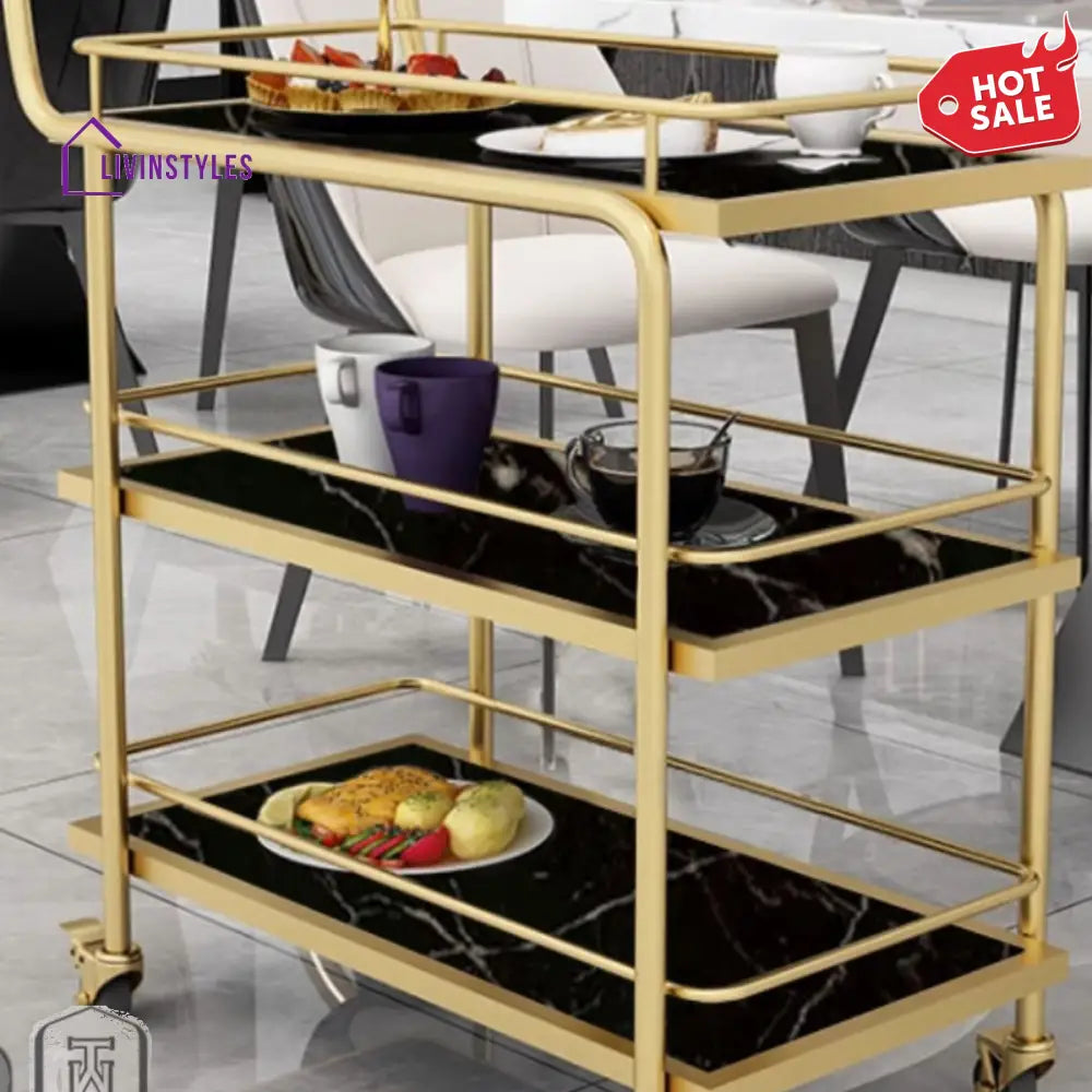 Aryan Stainless Steel Kitchen Trolley