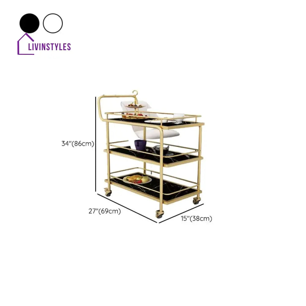 Aryan Stainless Steel Kitchen Trolley