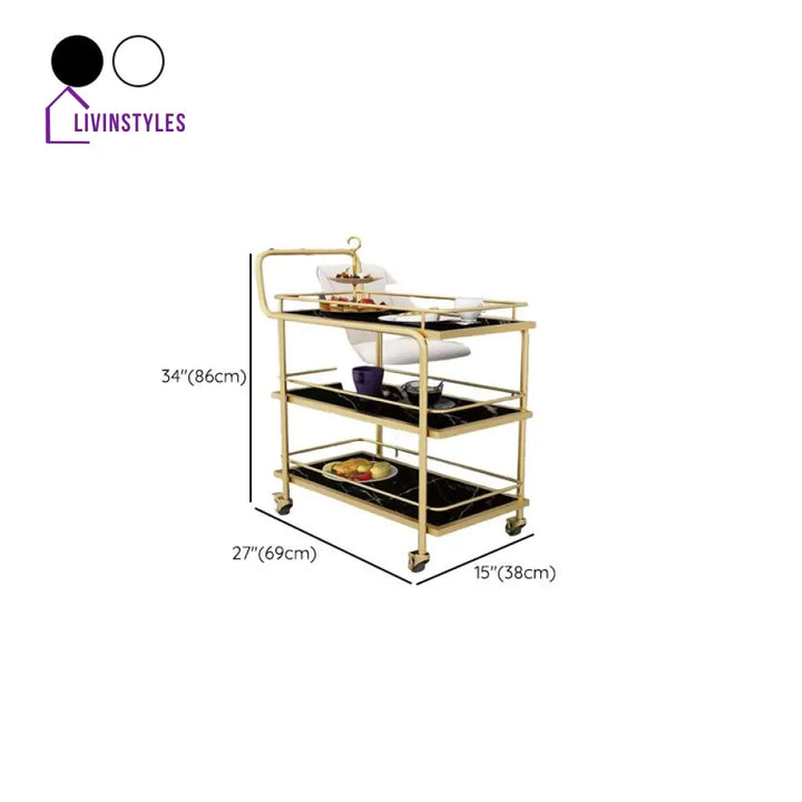 Aryan Stainless Steel Kitchen Trolley