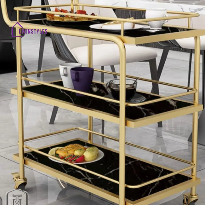 Aryan Stainless Steel Kitchen Trolley
