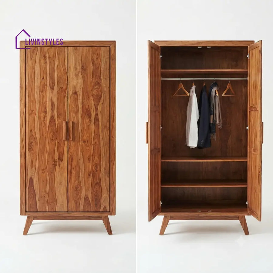 Aryika Wooden Wardrobe for Clothes | Cupboard for Clothes