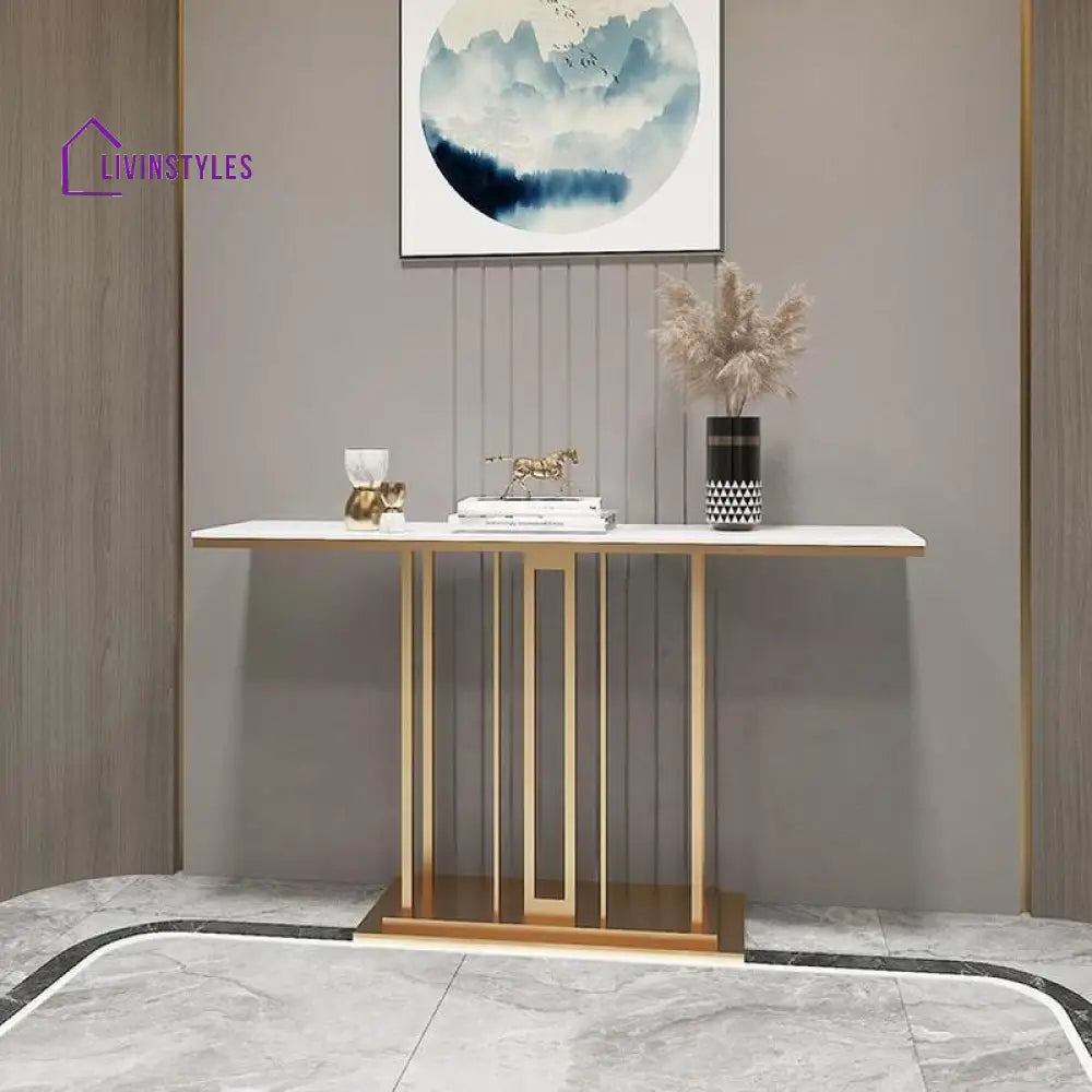 Aryom Stainless Steel Living Room Console Table