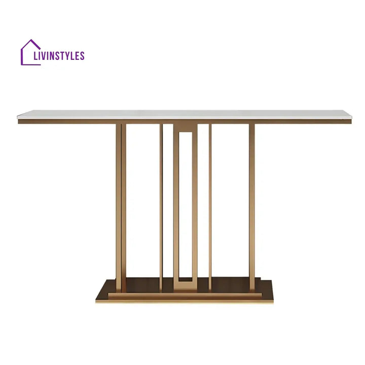 Aryom Stainless Steel Living Room Console Table