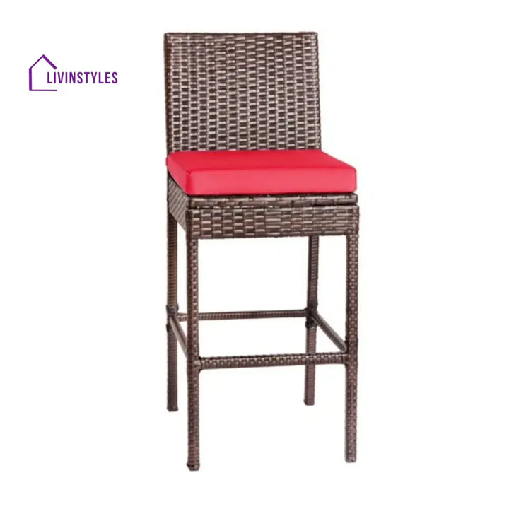 Asami All-Weather Rattan Wicker Bar Set with High-Top Outdoor Table & Chairs - Bar Set