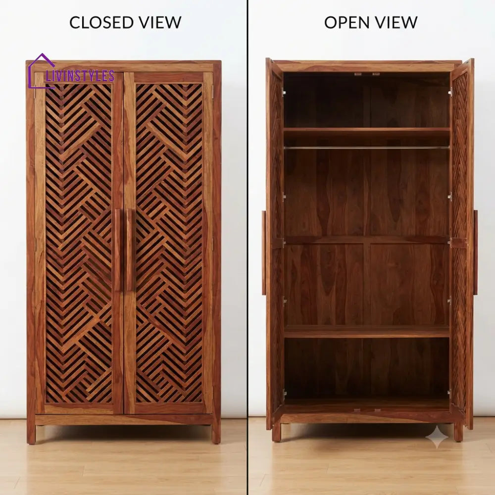 Ashmita Wooden Wardrobe for Clothes | Cupboard for Clothes