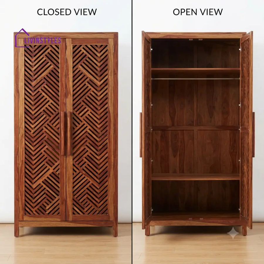 Ashmita Wooden Wardrobe for Clothes | Cupboard for Clothes
