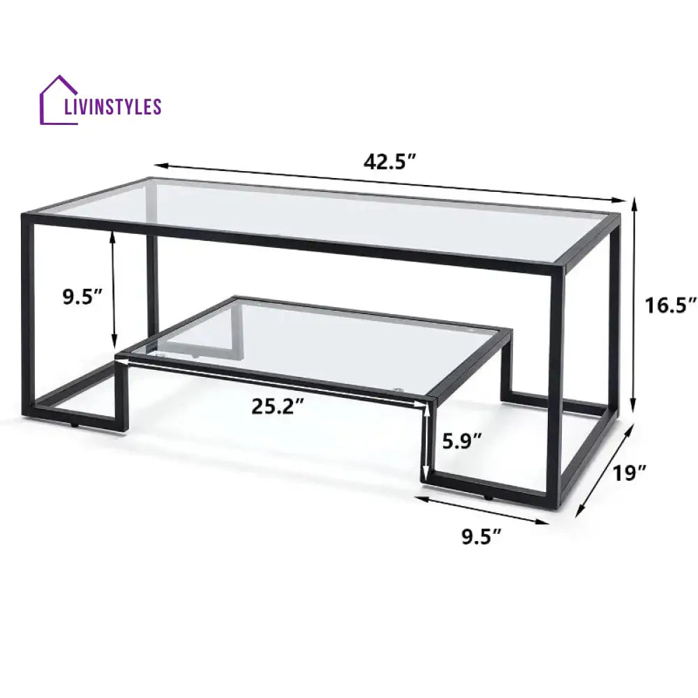 Ashwini Rectangle Coffee Table For Living Room