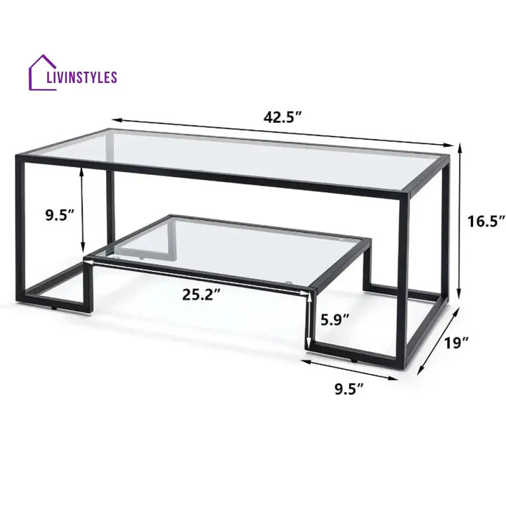 Ashwini Rectangle Coffee Table For Living Room