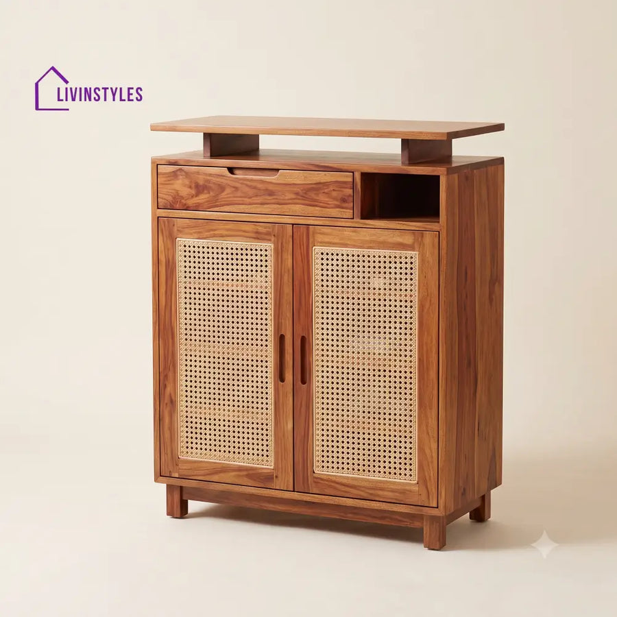 Aswini Wooden Shoe Rack for Home | Shoe Cabinet