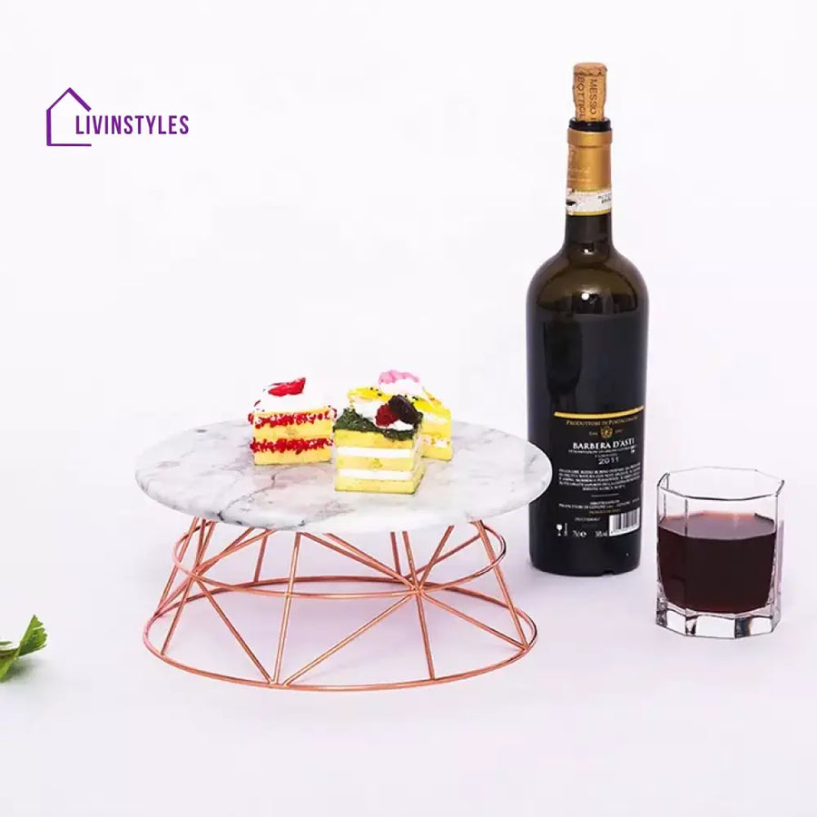 Athena Marble Cake Stand Stands