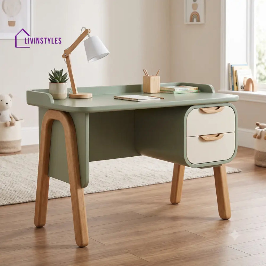 Athira Mango Wood Kids Study Table | Study Table for Kids