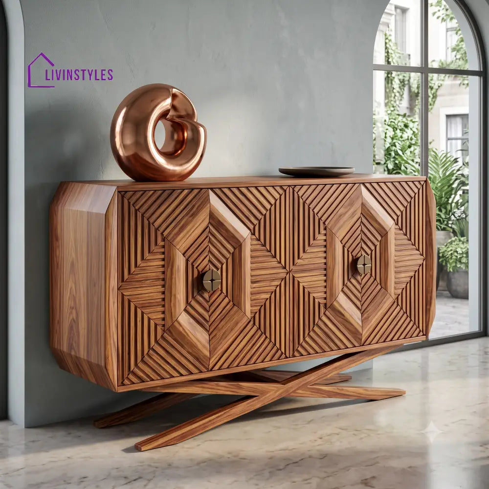 Athira Premium Wooden Sideboard and Cabinet for Living Room