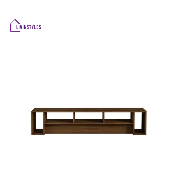 Audrey Wooden Finish Tv Unit Stand for Living Room