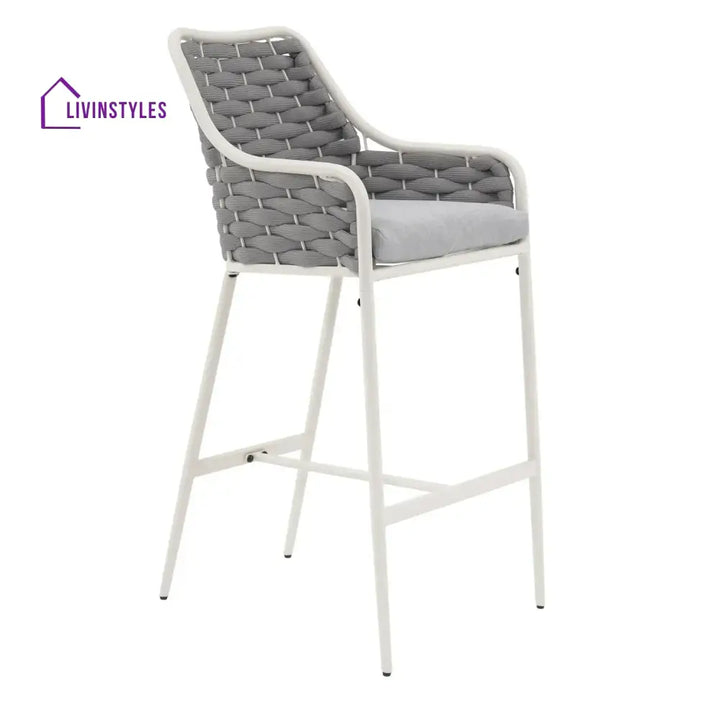 Autumn 2-Piece Outdoor Rope Bar Chairs – Stylish Comfort Built to Last - Bar Chairs