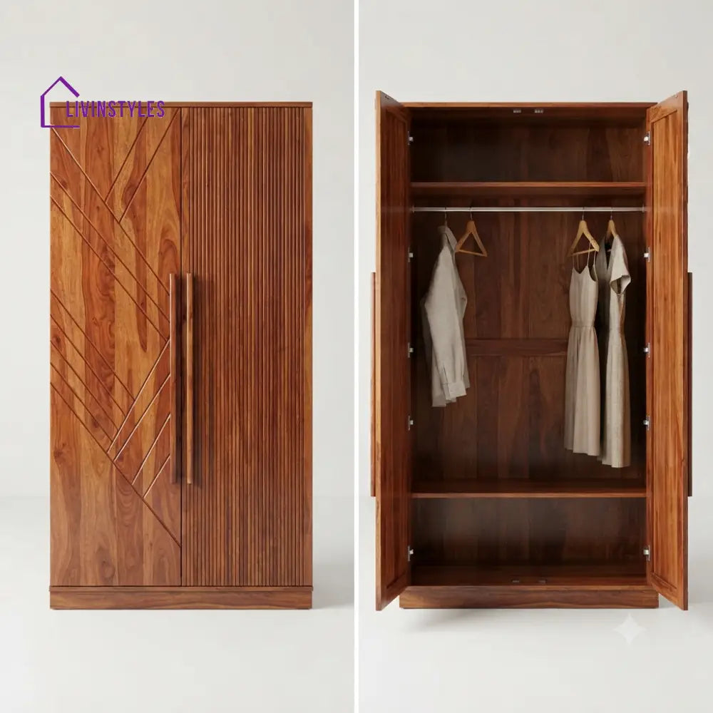 Avani Wooden Wardrobe for Clothes | Cupboard for Clothes