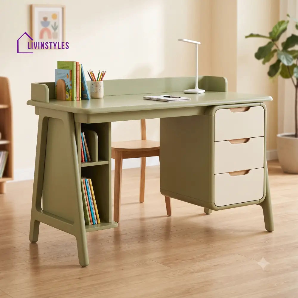 Avanthika Mango Wood Kids Study Table | Study Table for Kids