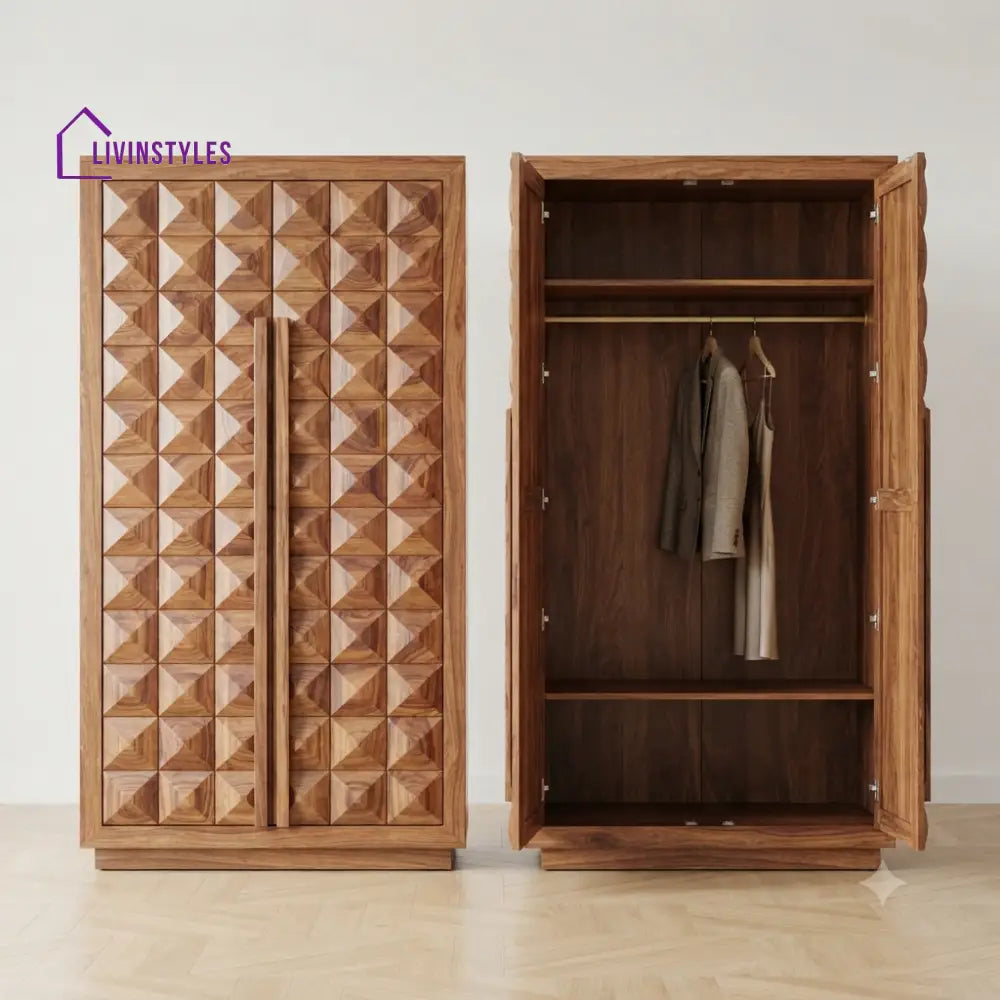 Avantika Wooden Wardrobe for Clothes | Cupboard for Clothes