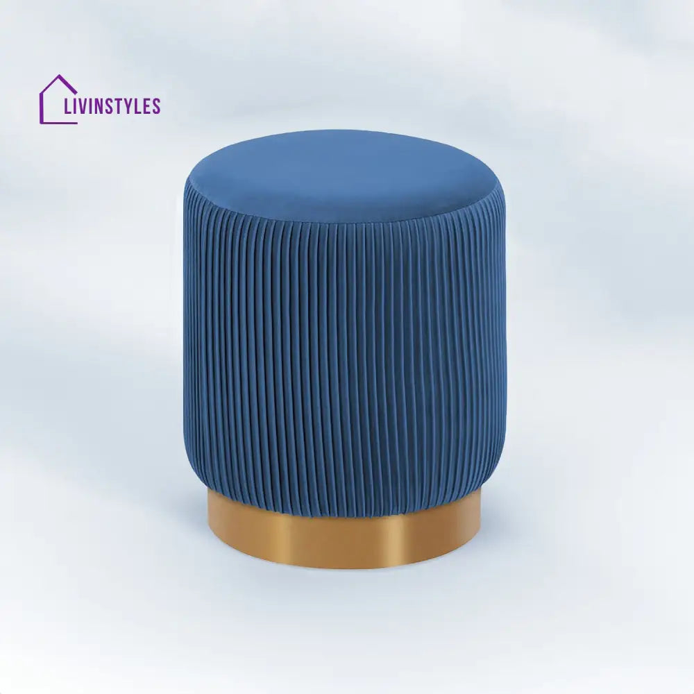 Avenir Blissful Blue Pouf Furniture