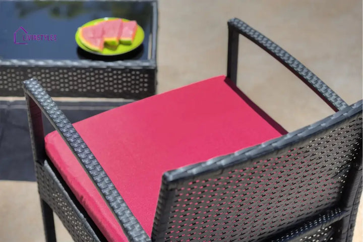 Aver Outdoor Sofa Set 2 Seater 2 Single seater and 1 Center Table Set (Black) - Sofa Sets