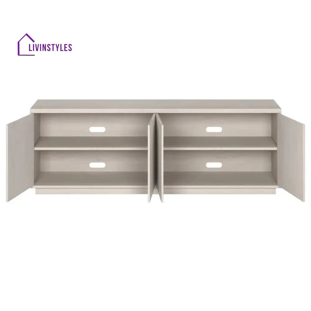 Avery Wooden Finish Tv Unit Stand for Living Room