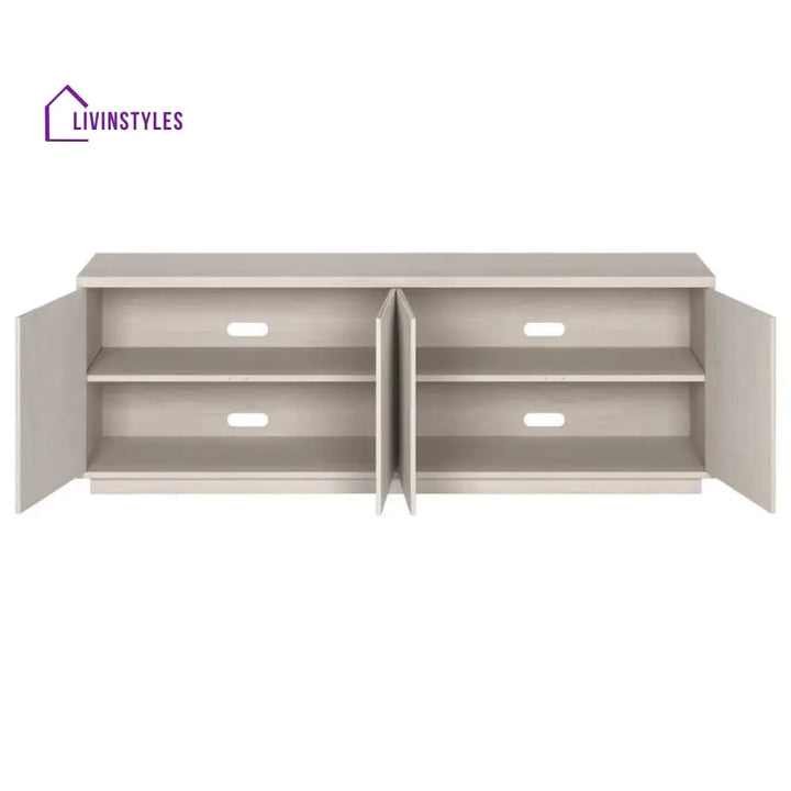 Avery Wooden Finish Tv Unit Stand for Living Room