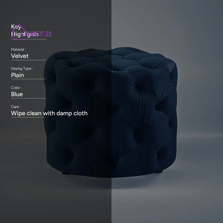 Avgust Ocean Breeze Pouf Furniture