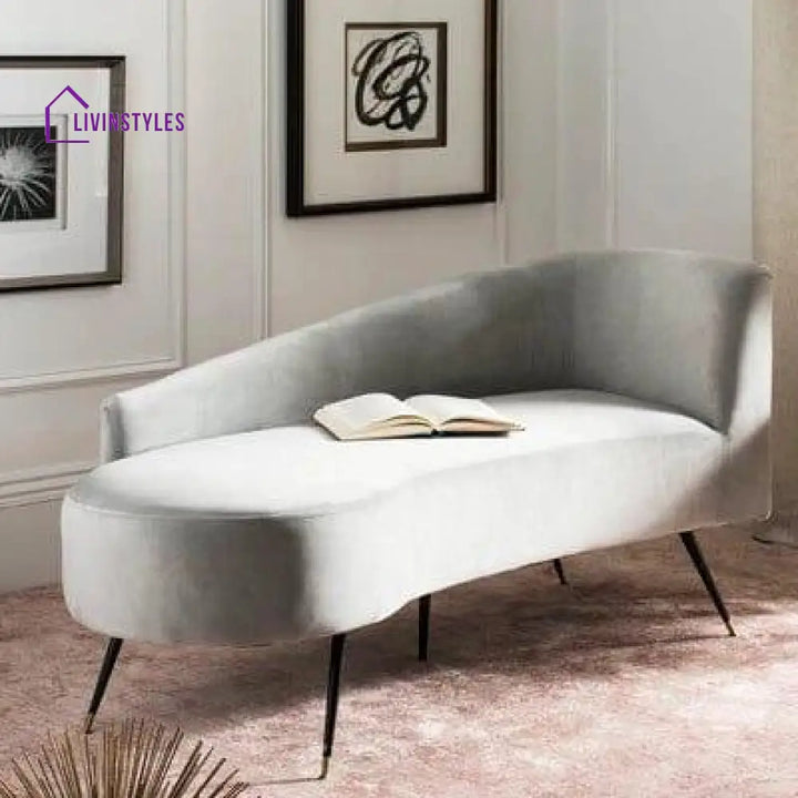 Avgust Right-Arm Chaise Lounge Grey