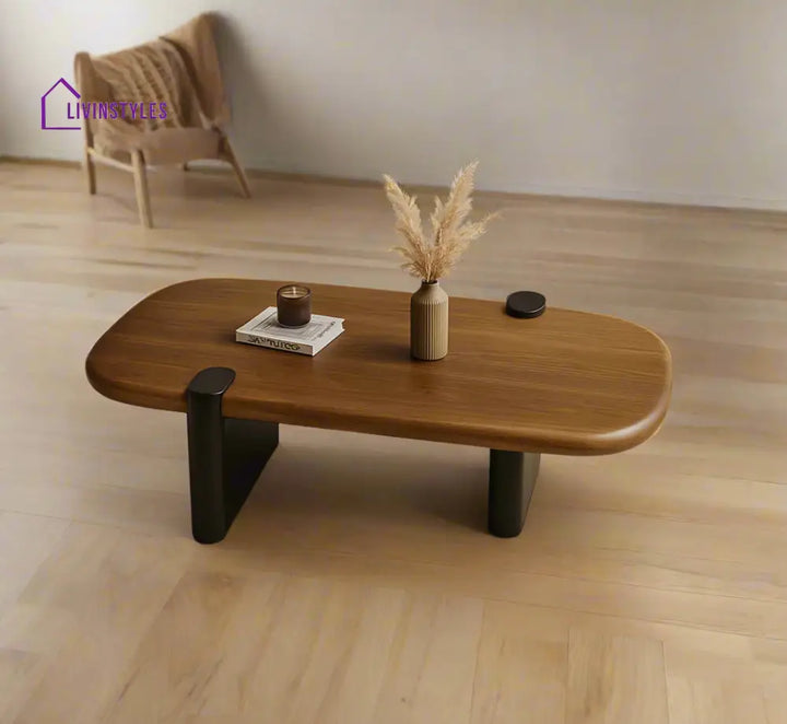 Avika Rooted Wooden Centre Table Centre Tables