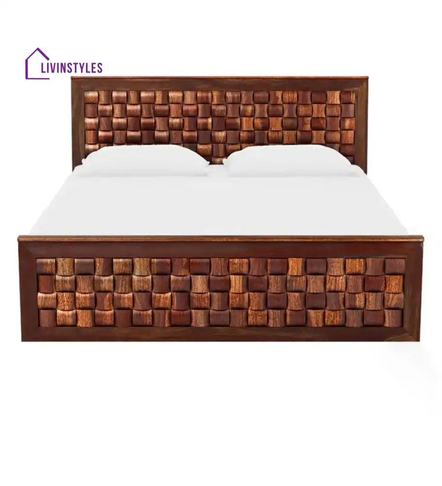 Niware Solid Sheesham Wood Beds Bed without storage