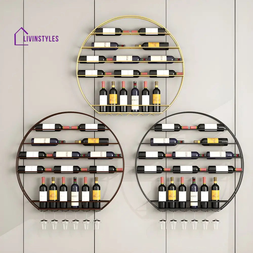 Ayaan Stainless Steel Wine Rack
