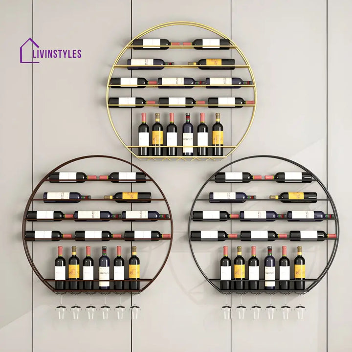 Ayaan Stainless Steel Wine Rack