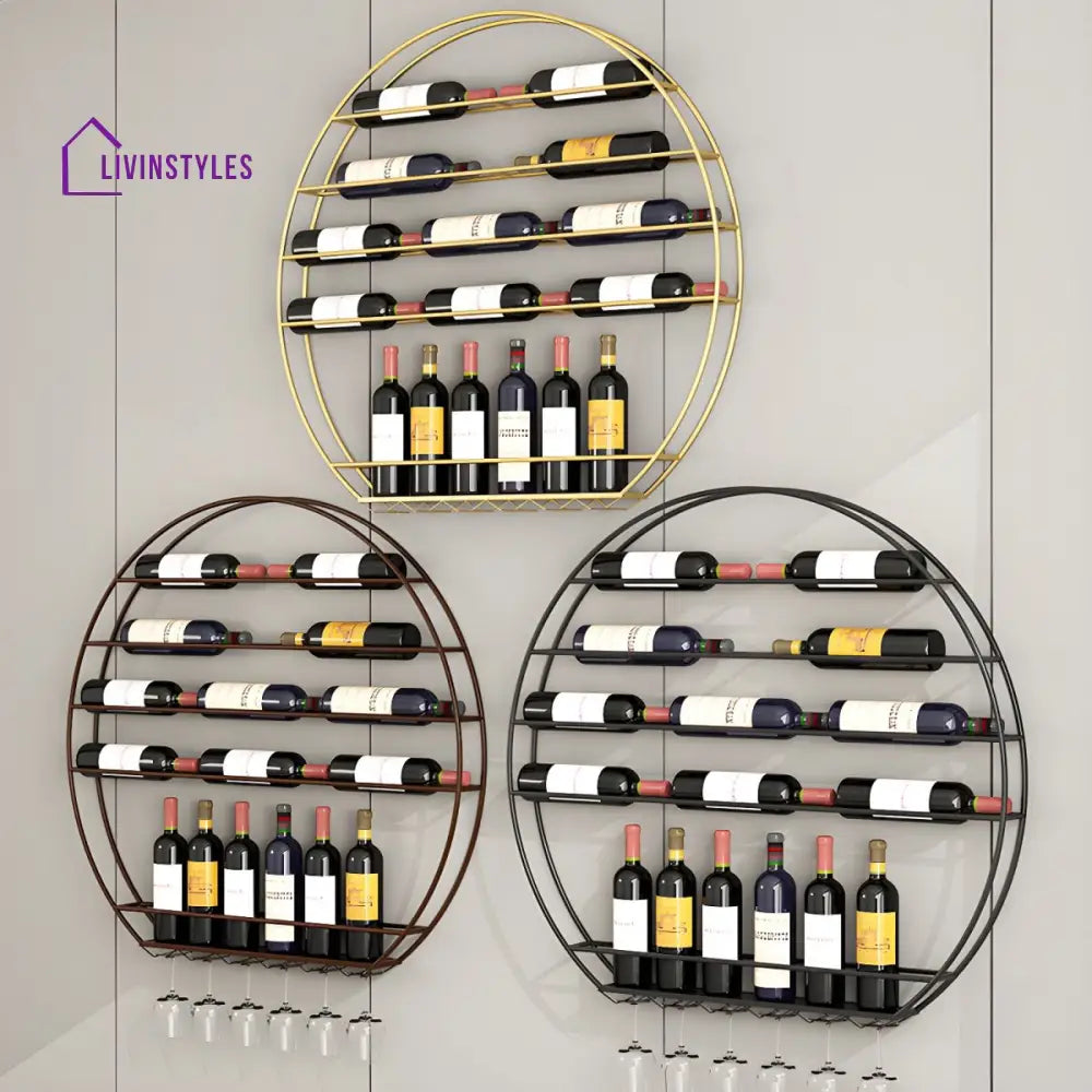 Ayaan Stainless Steel Wine Rack