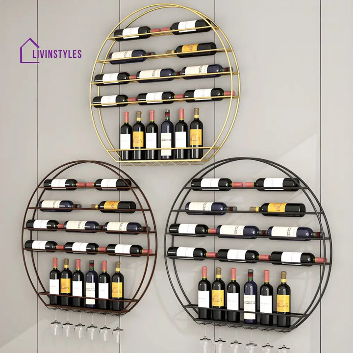 Ayaan Stainless Steel Wine Rack