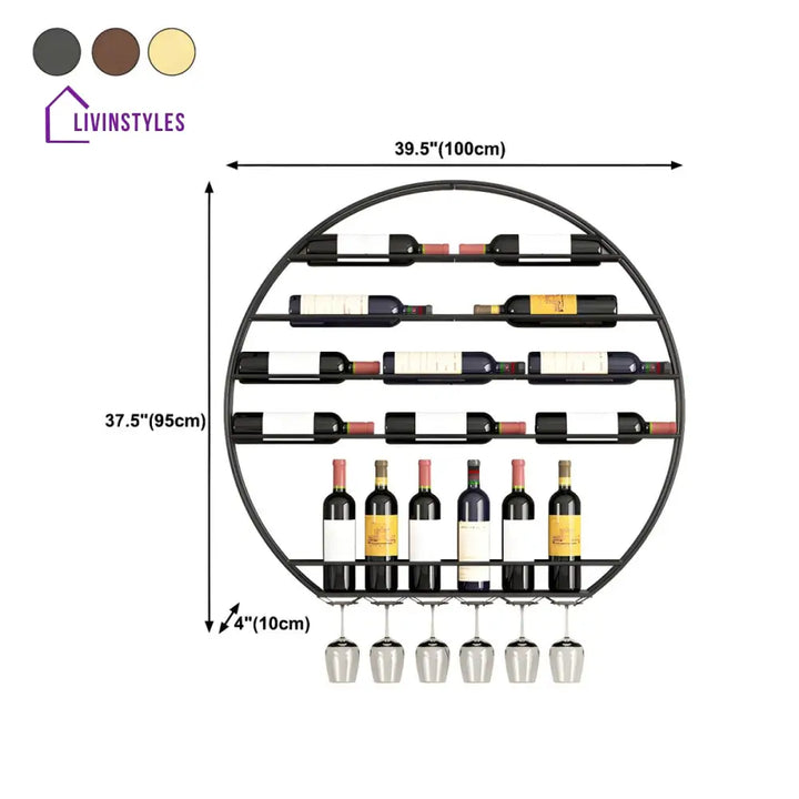 Ayaan Stainless Steel Wine Rack