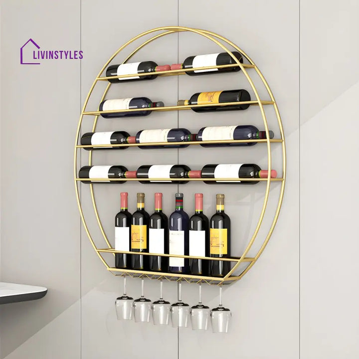 Ayaan Stainless Steel Wine Rack