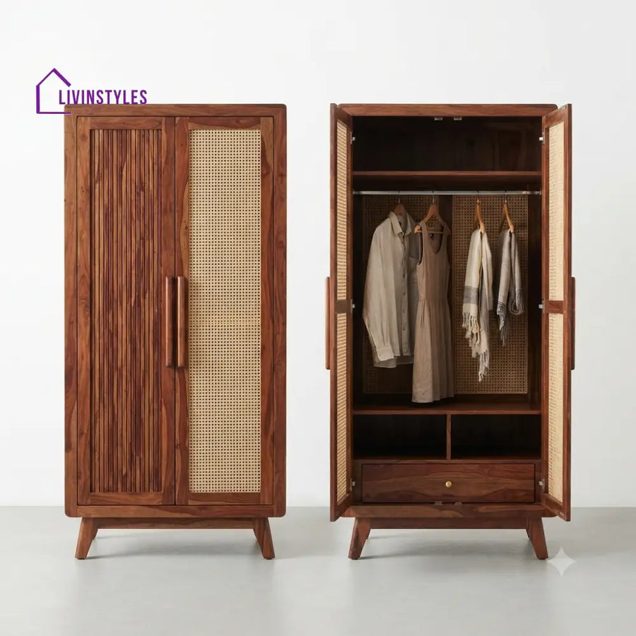 Ayana Wooden Wardrobe for Clothes | Cupboard for Clothes