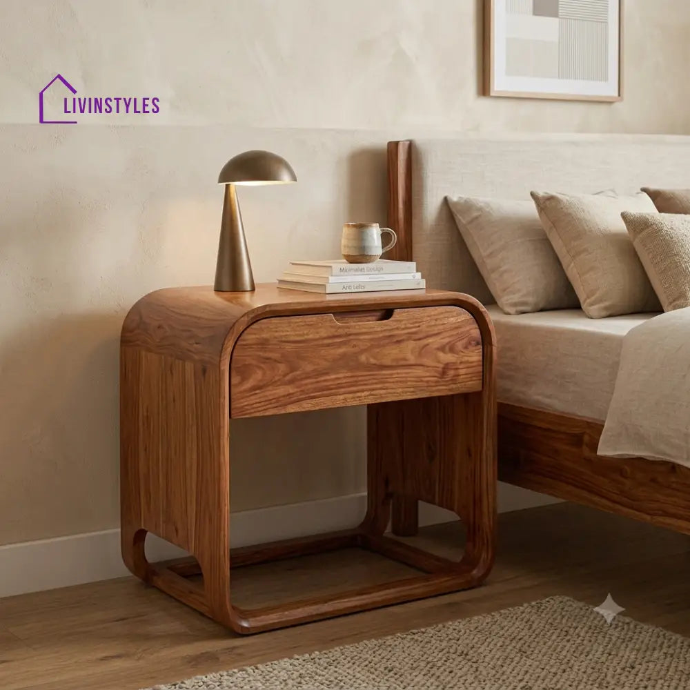 Ayomide Premium Wooden Bedside Table | Side Table for Bedroom