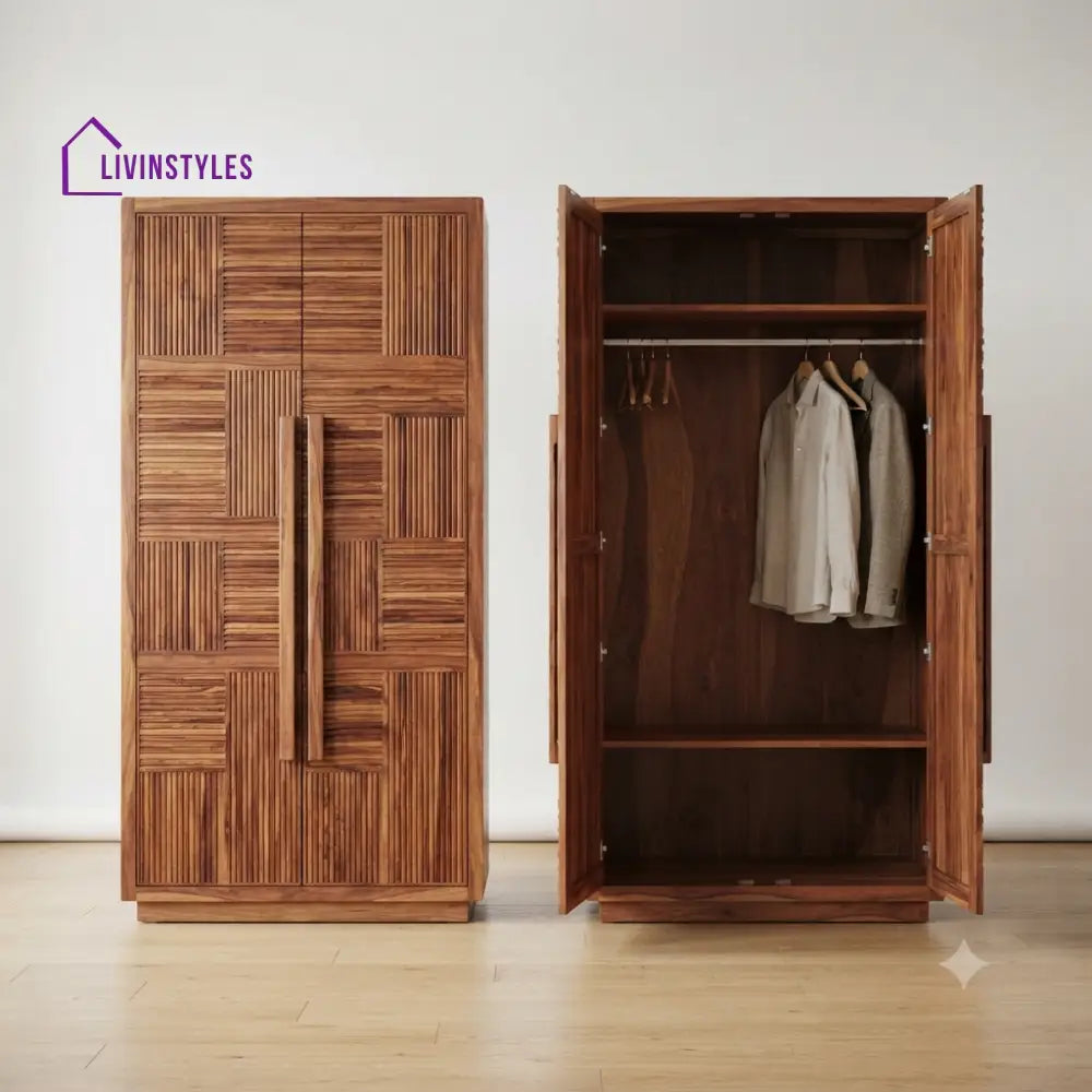Ayushi Wooden Wardrobe for Clothes | Cupboard for Clothes