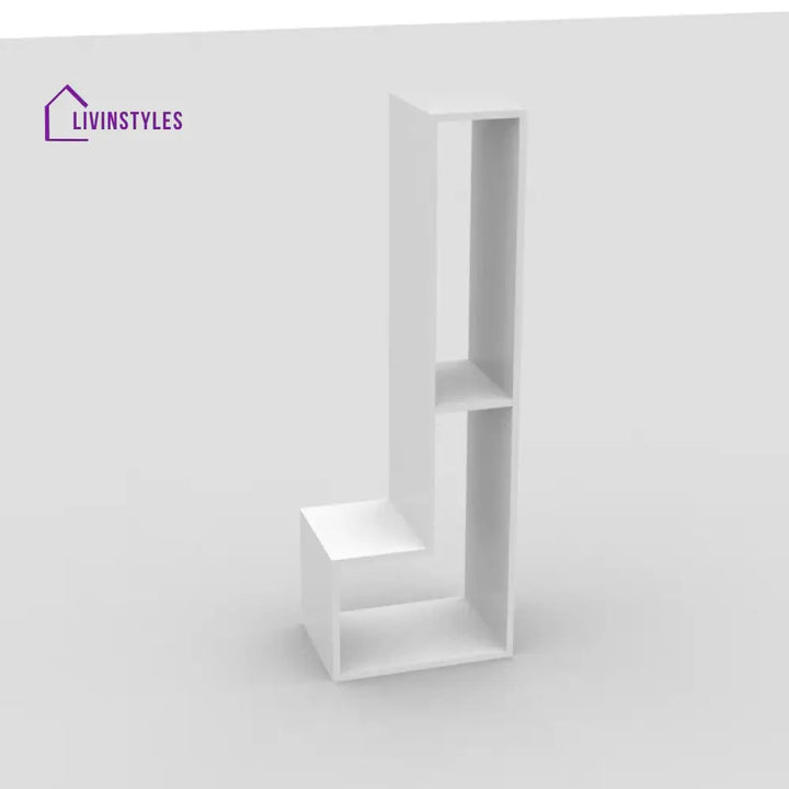 Azaria White Finish Tv Unit Stand for Living Room