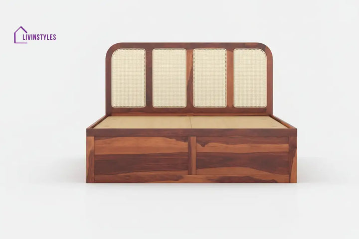 Azul Box Bed in Sheesham Wood - King Size