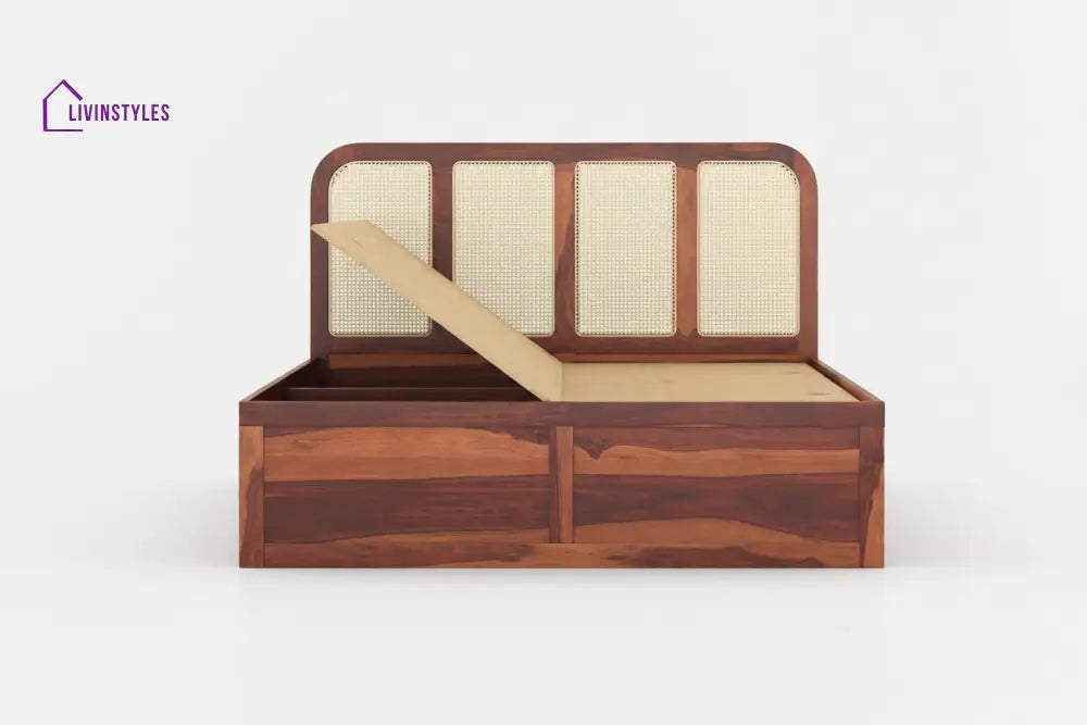 Azul Box Bed in Sheesham Wood - King Size