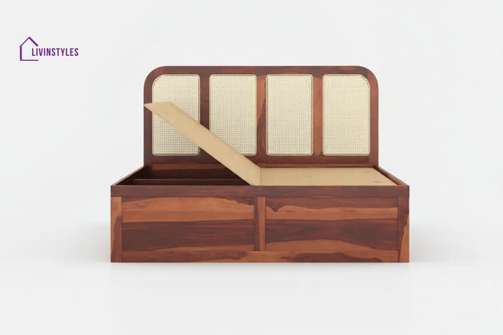 Azul Box Bed in Sheesham Wood - King Size