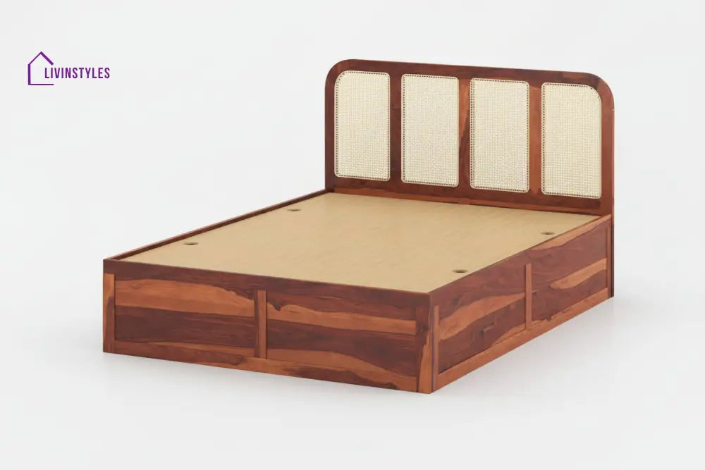 Azul Box Bed in Sheesham Wood - King Size