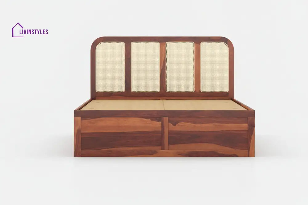 Azul Box Bed in Sheesham Wood - King Size