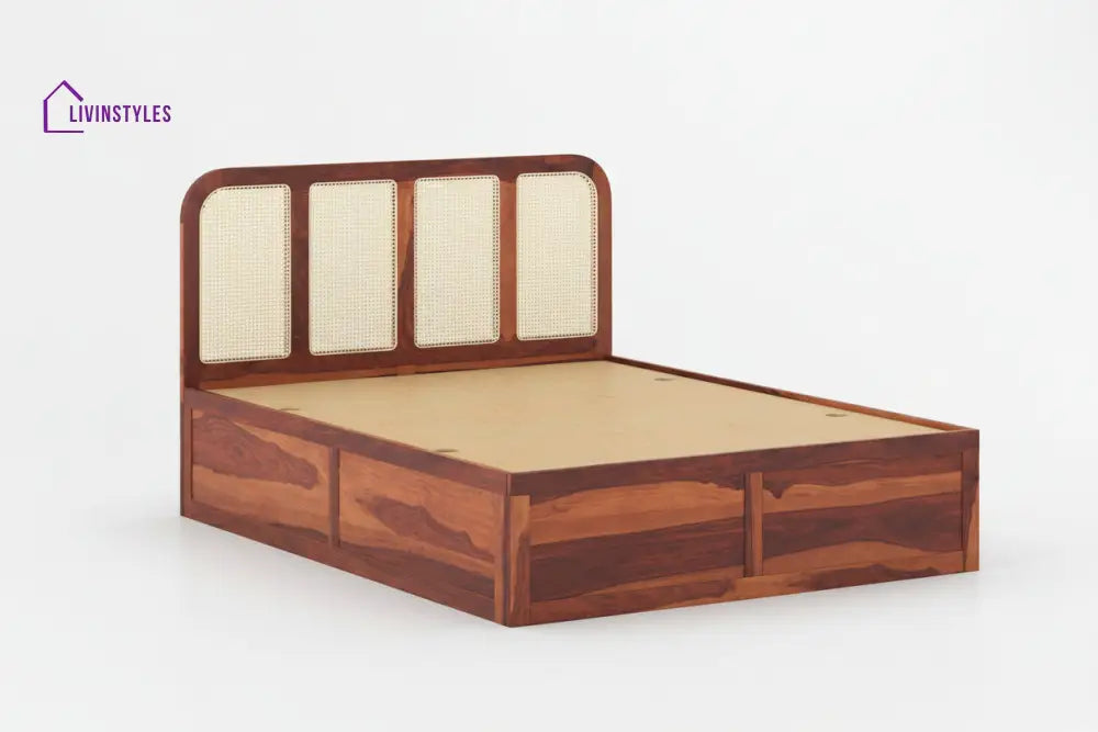 Azul Box Bed in Sheesham Wood - King Size