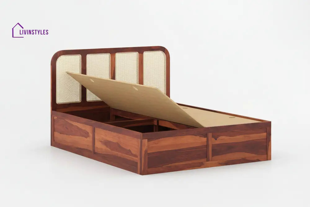 Azul Box Bed in Sheesham Wood - King Size